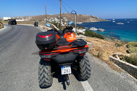 Guided Mykonos ATV adventure; Off-Road Tour with Beach Stop