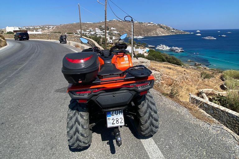 Guided Mykonos ATV adventure; Off-Road Tour with Beach Stop