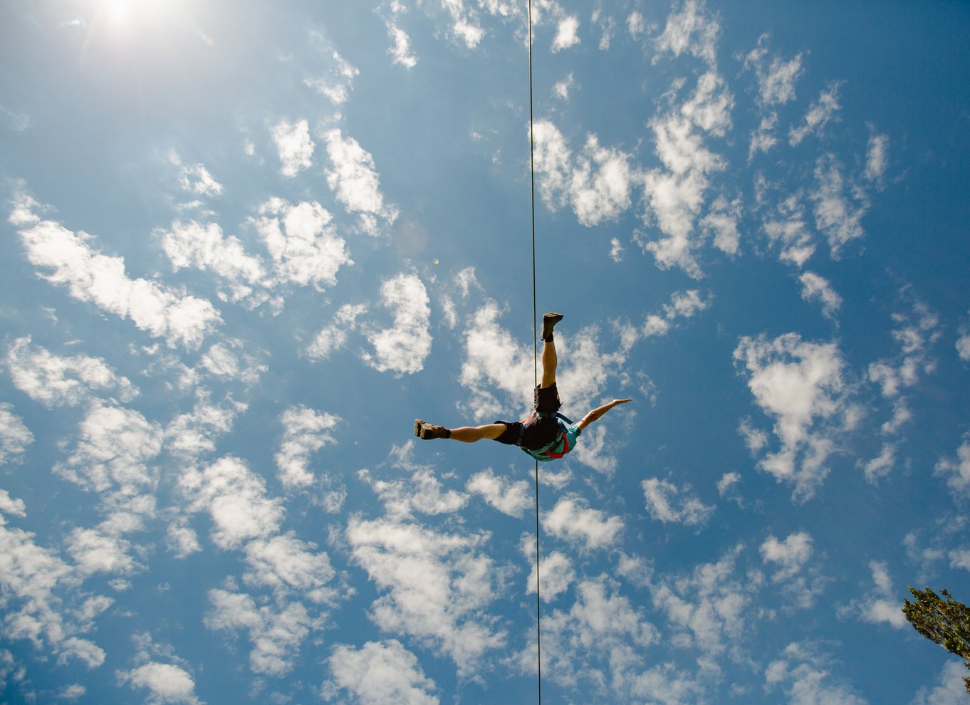 Okere Falls: Zipline over vandfald: Oplevelse