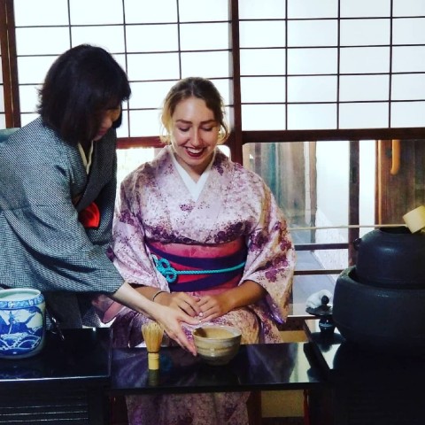 Visit Kyoto Table-Style Tea Ceremony at a 100-Year-Old Machiya in Kyoto, Japan