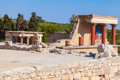 Depuis Héraklion: excursion guidée d'une journée à Knossos et à la grotte de Psychro