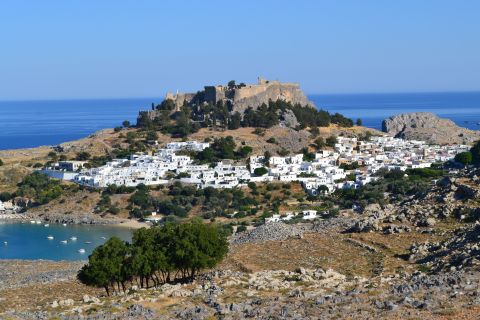 From Rhodes: Lindos and 7 Springs Valley Bus Tour