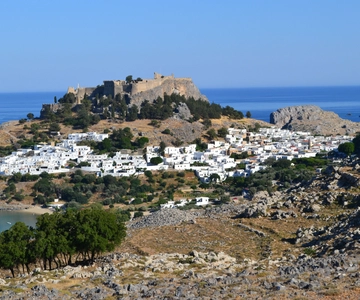 From Rhodes: Lindos and 7 Springs Valley Bus Tour