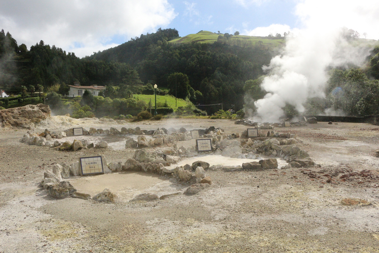 Desde Ponta Delgada: excursión guiada de un día a la orilla del lago Furnas en 4x4