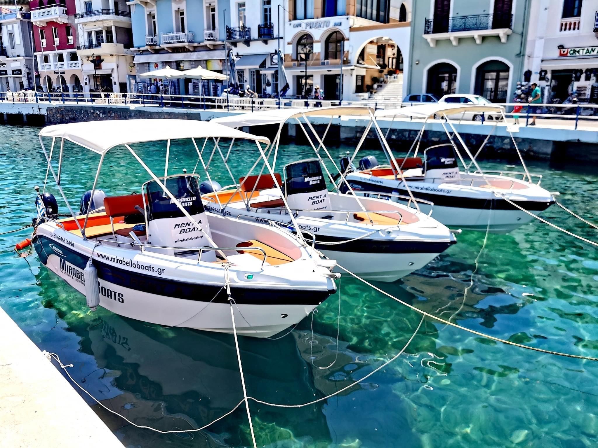 Agios Nikolaos: Motorboot oder Schnellboot mieten