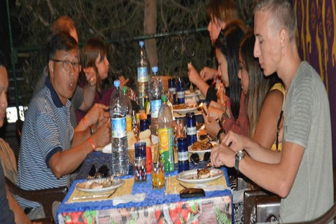 Passeggiata in cammello al tramonto con cena barbecue e trasferimenti in hotelPartenza da Agadir