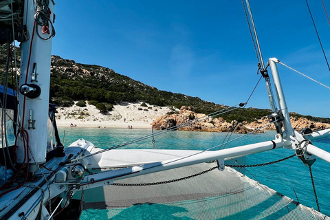 From Santa Teresa Gallura: La Maddalena Catamaran Tour La Maddalena Comfort Catamaran Tour