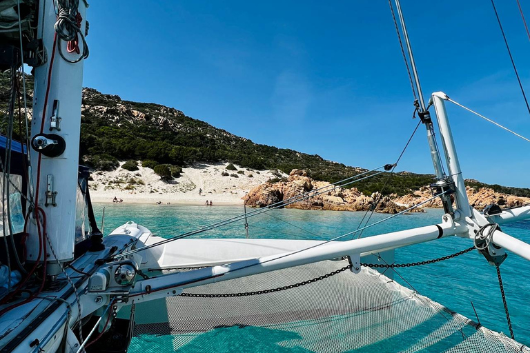 From Santa Teresa Gallura: La Maddalena Catamaran Tour La Maddalena Comfort Catamaran Tour