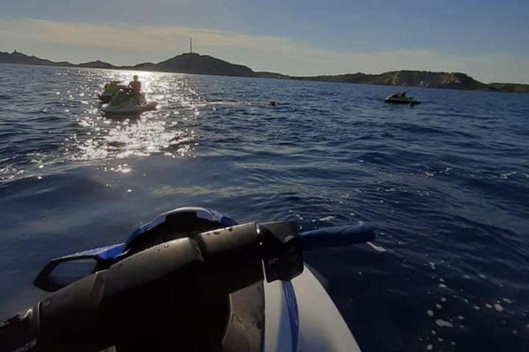 Marseille: Jet ski tours from Châteauneuf-les-Martigues Option 4: 3-hour hike – L'Escapade, Marseille & Côte Bleue