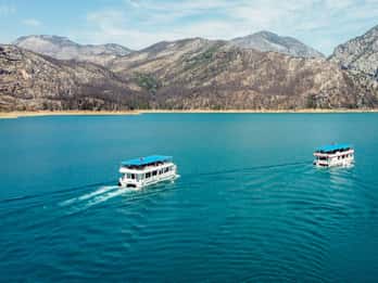 City of Side: Green Lake Boat and Cabrio Bus Tour