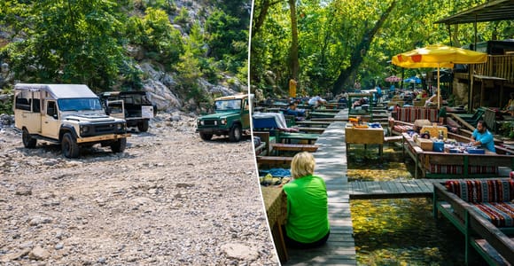 Kemer: Jeep Safari Tour with Lunch at Riverside
