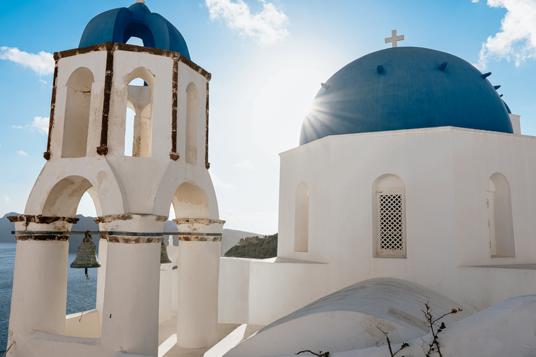 Santorini in a private full-day tour, wine tasting includedSantorini: Private Full-Day Sightseeing Tour( 6-8 hours )