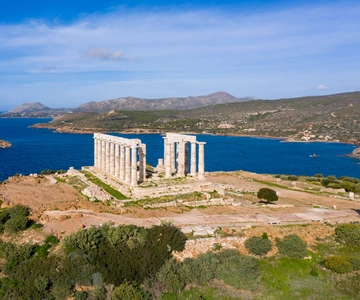 Kap Sounion: Audiotur med selvledende rundvisning af højdepunkter