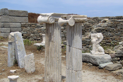 Delos: Única visita guiada de áudio ao sítio arqueológicoDelos: Somente tour guiado por áudio pelo sítio arqueológico