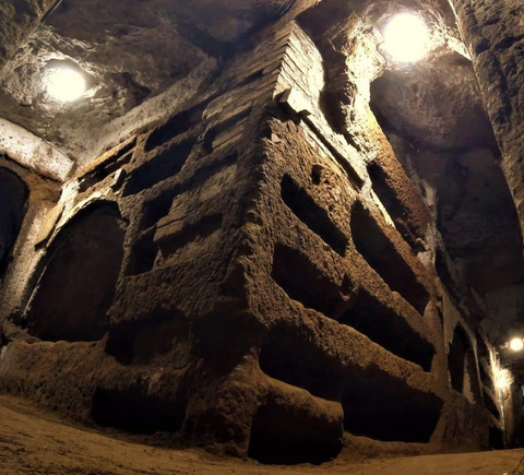 Underground, catacombs & cemeteries