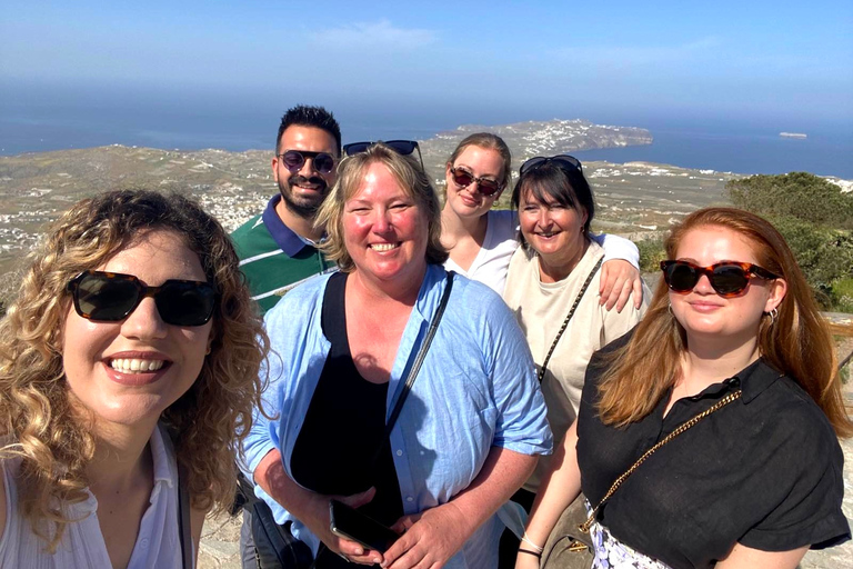 Santorini: eilandtour met wijnproeverij