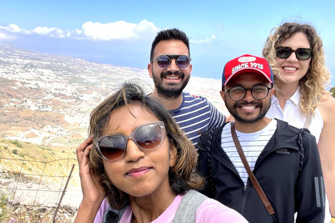 Santorini: eilandtour met wijnproeverij