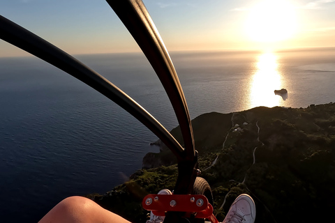 From Parelia: Paramotor Flight over Corfu&#039;s CoastParamotor Flight over West Corfu&#039;s Coast