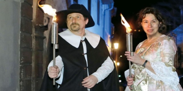 Visit Heidelberg Torchlight Tour with a Night Watchman in Walldorf, Germany