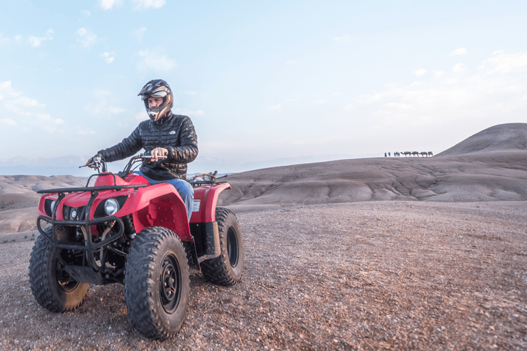 Da Marrakech: Mezza giornata in quad nel deserto di AgafayDa Marrakech: quad di mezza giornata nel deserto di Agafay