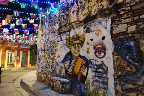 Cartagena: ommuurde stad en Getsemani gedeelde wandeltocht