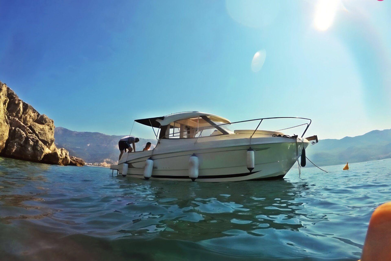 Private Panoramic Boat Tour with Swimming Stops in Budva Private Panoramic Boat Tour with Swimming Stops 3h