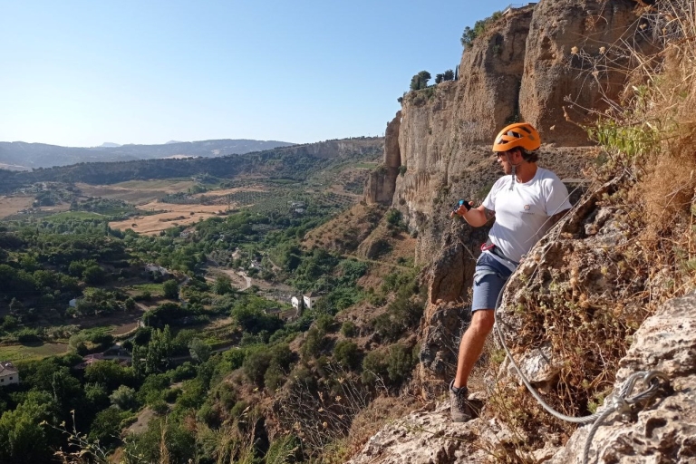Ronda : Escalade guidée Via Ferrata Tajo del RondaRonda : Visite guidée d'escalade du Tajo del Ronda avec collations