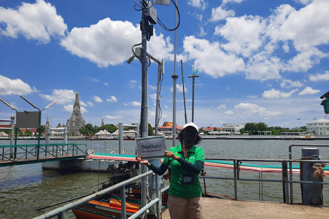 Bangkok: Excursão a pé guiada por Wat Pho e Wat ArunExcursão para grupos pequenos em inglês