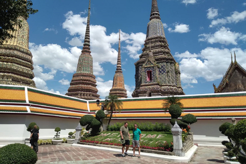 Bangkok: Wat Pho och Wat Arun guidad stadsvandringSmågruppsresa på engelska