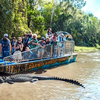From Darwin: Top End Helicopter Ride & BBQ Cruise Day Trip