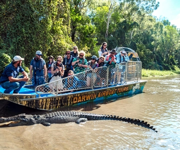 From Darwin: Top End Helicopter Ride & BBQ Cruise Day Trip
