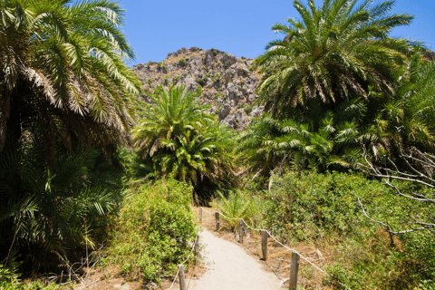 Heraklion: Preveli Palm Beach Boottocht & Rondleiding door de stad RethymnoOphalen bij: Heraklion, Amoudara, Agia Pelagia en Kokini Hani