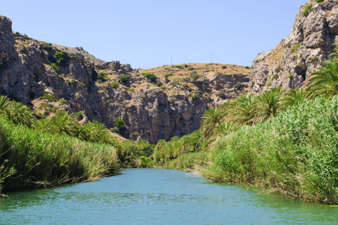 Heraklion: Preveli Palm Beach Boat Trip &amp; Rethymno Town TourPickup from Anisaras, Analipsi &amp; Gouves