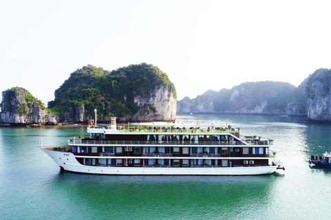 河内：2 日兰哈湾、下龙湾 5 星级邮轮之旅（含三餐、客舱）河内：2 日兰哈湾、下龙湾 5 星级邮轮、餐饮、客舱
