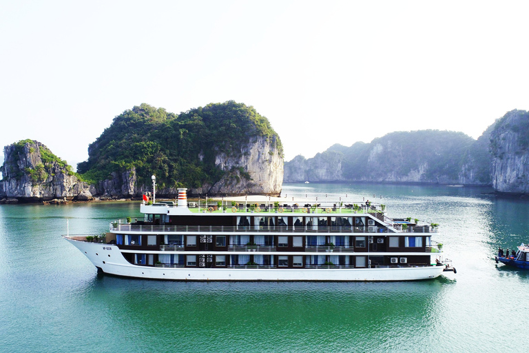 河内：2 日兰哈湾、下龙湾 5 星级邮轮之旅（含三餐、客舱）河内：2 日兰哈湾、下龙湾 5 星级邮轮、餐饮、客舱