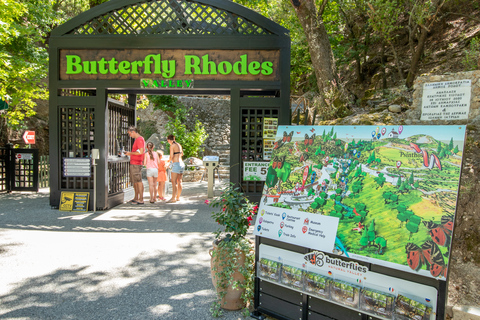 Rhodos: Dagstur till fjärilsdalen och Seven Springs Valley