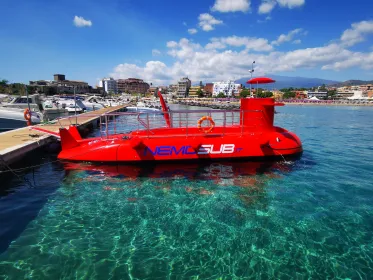 Giardini Naxos: Semi-U-Boot-Tour zur Isola Bella