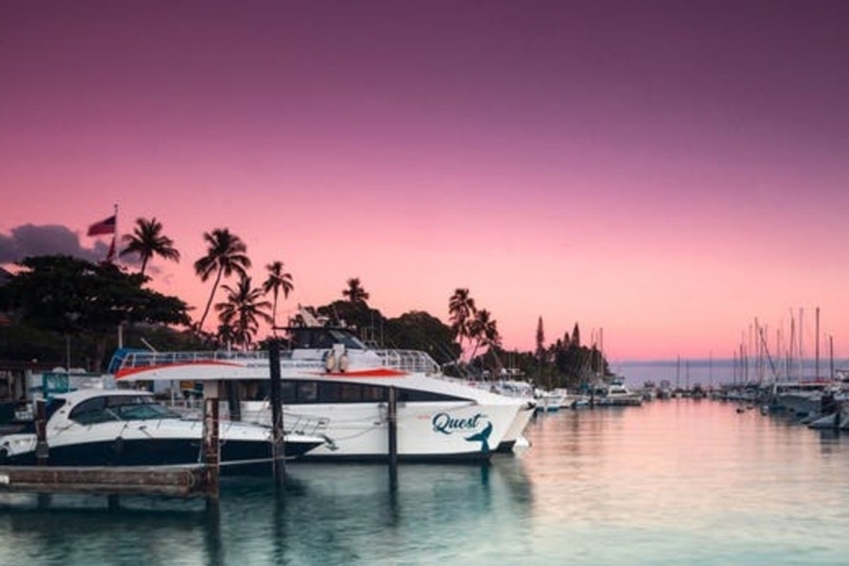 Maui : croisière panoramique au coucher du soleil avec dîner de 4 plats et boissons