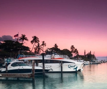 South Maui: crociera al tramonto con cena di 4 portate e bevande