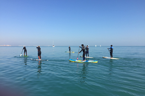 Valencia: Malvarrosa Beach Standup Paddleboard Rental Malvarrosa Beach Paddlesurf Rental