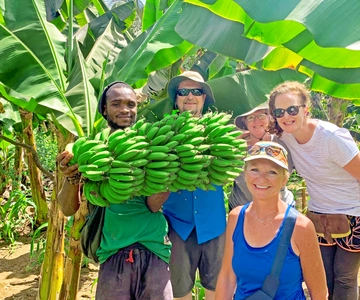 Da Praia: tour della piantagione di banane e laboratorio di Cuscuz