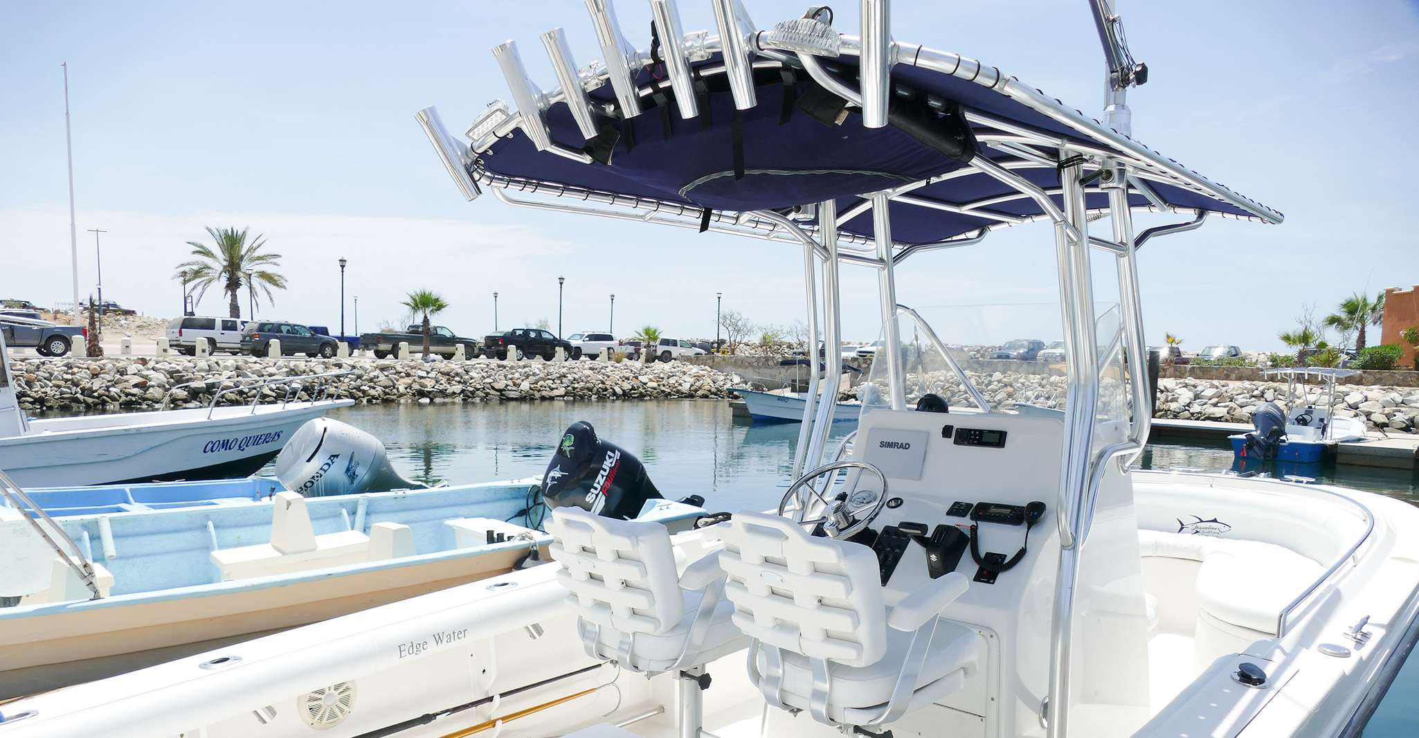 Edge Water Center Console Fishing Boat Tour 6 ore. tour. - Hizvo