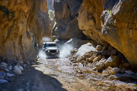 Crète : Safari en Land Rover aux gorges et à la plage de Tripiti