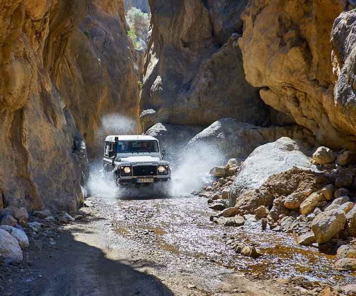 Crete: Land Rover Safari to Tripiti Gorge & Beach