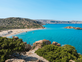 Fra Heraklion: Palmeskogsstranden i Vai, Toplou og Sitia