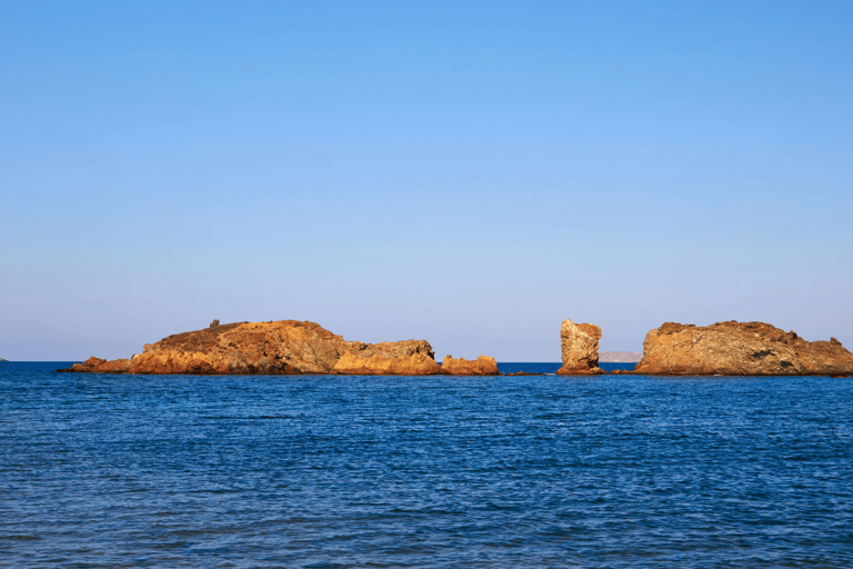 From Heraklion: Palm Forest Beach of Vai, Toplou & Sitia German Tour: Pick up from Anisaras, Analipsi & Gouves