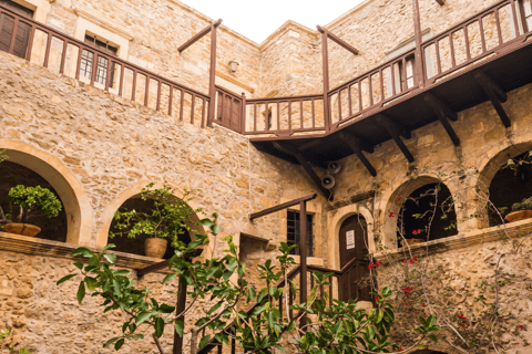 From Heraklion: Palm Forest Beach of Vai, Toplou & Sitia German Tour: Pick up from Anisaras, Analipsi & Gouves