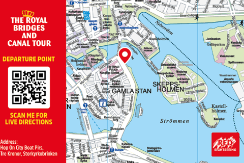 Estocolmo: Cruzeiro pelo centro da cidade com guia de áudio