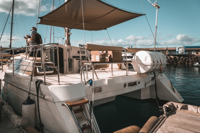 Van Costa Adeje: privé catamarantour met snorkelen