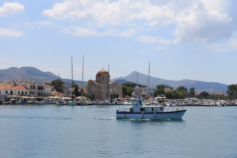 Athen: Ticket für die Fähre zur Insel AeginaVom Hafen von Aegina zum Hafen von Piräus 1-Weg-Ticket